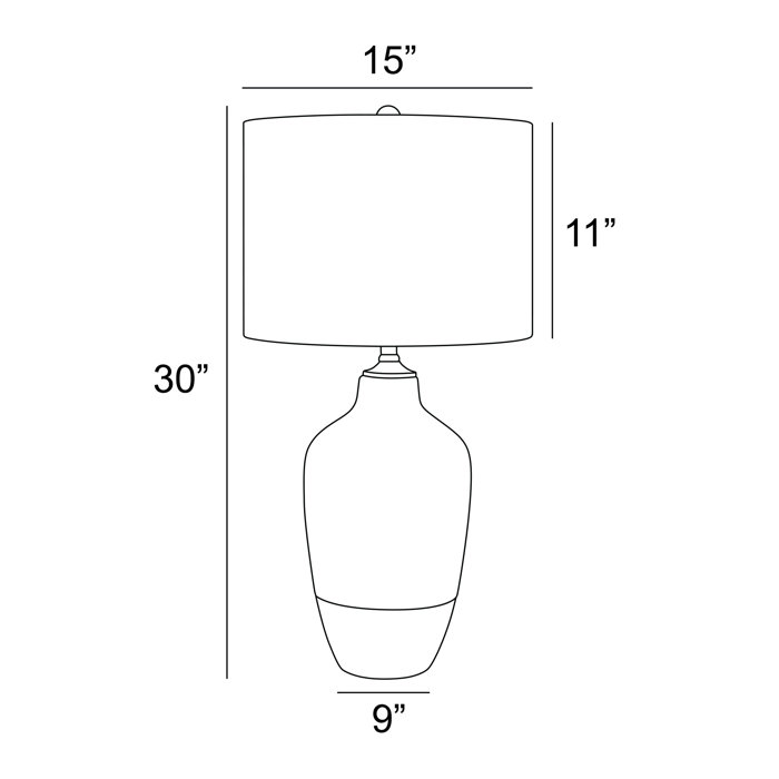 Dovecove Bokoshe Ceramic Table Lamp Wayfair